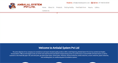 Desktop Screenshot of ambalalsystem.com