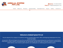 Tablet Screenshot of ambalalsystem.com